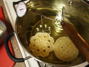 Frying Rosettes