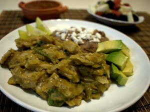 Chilaquiles with Salsa Verde