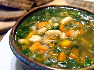 Celeriac White Bean Soup