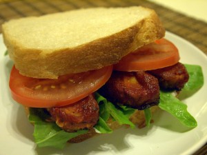BBQ Tempeh LT Sandwich